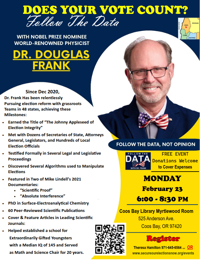 Dr. Frank poster for Feb 23rd